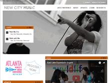 Tablet Screenshot of ncfmusic.com